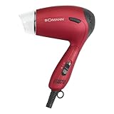 Bomann® Reisehaartrockner mit 1300W | Föhn mit 2 Temperaturstufen | Kompakt & Klappbar |...