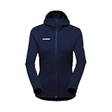 Mammut Aconcagua Light ML Hooded Jacket Women | Midlayer Jacke für Damen mit Kapuze | Marine, M