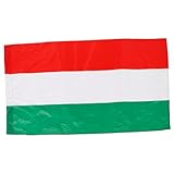 SUPVOX Ungarische Nationalflagge Cape Polyester Wetterbeständig mit Ösen Große Fahne für Outdoor...