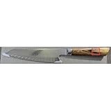 Kiritsuke Messer 21 cm – Japanischer Stil Küchenmesser, Edelstahlklinge & Holzgriff, extra scharf...