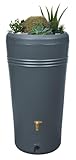 YOURSOL 2in1 Regenspeicher Azura 230 Liter, Regenwassertonne Garten, Regenbehälter, Regentonne,...