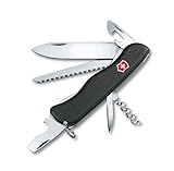 Victorinox, Schweizer Taschenmesser Groß, Forester, Multitool, 12 Funktionen, Klinge, gross,...