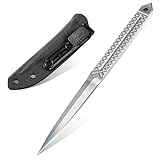 SMITH CHU Outdoor Messer Feststehend - mit Kydex Scheide, Survival Messer, EDC Messer Feststehende...