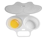 Tacery Mikrowellen-Eierkocher, 2-Fach Eierkocher für hartgekochte Eier, DIY-Eierwerkzeug zum...