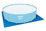 Bestway PE-Bodenplane 488 x 488 cm, blau, quadratisch