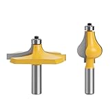 1SET 12mm 12,7mm Schaft Armlehne Mühle Handlauf Router Bits Set Wellenförmige Flöte Zapfen...