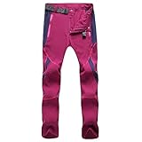 Outdoor Hose Herren, Regenhose Damen Wasserdicht Atmungsaktiv Wanderhose Herren Hiking Pants Men...