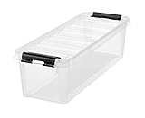 Orthex 3455070 Smart Store Classic 4 Clipbox, PP, transparent, 38x14x11 cm