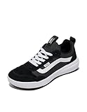 Vans Range Exp Herren Sneaker, Suede Canvas Black White, 44.5 EU