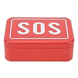SOS-Rettungsbox, Notfallausrüstung für den Außenbereich, Edelstahl-Werkzeugkasten für Camping,...