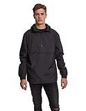 Urban Classics Herren Basic Pull Over Jacket Jacke, Schwarz, M EU