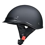 Motorrad Halbhelme Gehirn Kappe Halbschale Jet Helm Scooter Helm Retro Helme Motorrad Halbhelm...