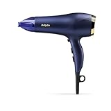 BaByliss Haartrockner Midnight Luxe – Leistungsstarker 2300W Föhn, Anti-Frizz Ionen-Technologie,...