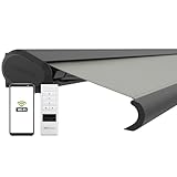 empasa elektrische Vollkassettenmarkise Profi Plus mit WiFi-Motor Smart Home kompatibel...
