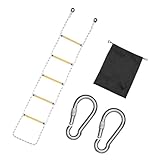 kowaku 1,8 M Yacht Boot Strickleiter Harz Schritt mit Karabiner Marine Kajak Leiter