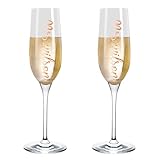 Pekdi Personalisierte Hochzeits Champagner Flöten für Braut und Bräutigam, Herr und Frau Hochzeit...