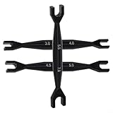 Niceminiwall Doppelend-Maulschlüsselsatz, 3-4 mm, 4,5-5 mm, 5,5-7 mm Größen,...