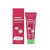 Hydroxyapatite Toothpaste mit Erdbeere, Natural Probiotic Hydroxylapatit Zahnpasta für Kinder,...