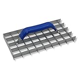 DEWEPRO Gitter-Rabot (Gitterrabot) - Putzhobel - Putzglätter - Gitterweite: 30x30mm - Abmessung:...