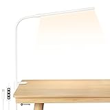 Lepro LED Schreibtischlampe Klemmbar, Tischlampe Architektenlampe mit Schwenkarm, Augenschutz...