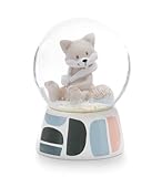 NICI 61324 Schüttelkugel Polarfuchs Vanja 6,5cm weiß-Schneekugel, Glimmerkugel-Tolle Geschenkidee