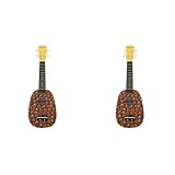 LYEAA 21 Zoll Ananas Kleine Gitarre for Kinder und Erwachsene – Linde 4 Saiten Musikinstrument...