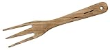 Fackelmann Gabel mit drei Zinken, Holz, Naturholz, zum Tranchieren von Fleisch, Braten, Kochen, 25 x...