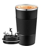 TTSTOIEE thermobecher 510ml/17oz,kaffee to go Kühlung und Heizung Portable，rostfreie Stähle...