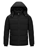 Outdoor Ventures Herren Leichte Steppjacke Wasserdichte Übergangsjacke Winddichte Warme Winterjacke...