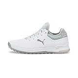 PUMA Damen PROADAPT ALPHACAT WMNS Golfschuh, White Silver-Pink Lady, 36 EU