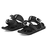 Snowfeet - Mini Ski Skates für den Schnee | Ski für Winterschuhe | Kurze Snowskates Snowblades...