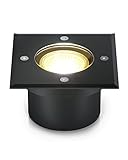 lambado® LED Bodenstrahler für Außen - extra flach, befahrbar & wasserdicht inkl. 5W Strahler...