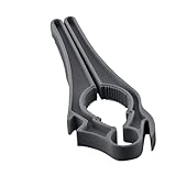 KUHN RIKON 5-in-1 Swiss Multiöffner grau, 5 Funktionen zum Öffnen von Flaschen, Tubenverschlüsse...