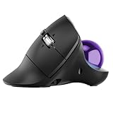 Nulea M514 Vertikale Trackball-Maus, ergonomische drahtlose Daumensteuerungsmaus mit leisen Klicks,...