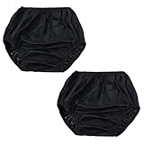 HQRKOTM 2 Stück Windelhosen Harninkontinenz-Slips, für Unisex-Erwachsene, PE-Materialunterwäsche...