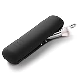 AFCJLTO 1pcs in Schwarz Reise-Makeup-Pinselhalter aus Silicon, tragbare Kosmetiktasche für...