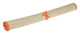Idena 10034914 - Strand-Matte aus Bast, mit farbiger Stoffeinfassung, zusammenrollbar, ca. 60 x 180...