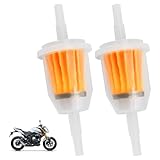 2 Stück Kraftstofffilter 6mm / 8mm Benzinfilter für Rasenmäher Moped Motorrad Benzinmotoren...