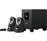 Logitech Z313 2.1 Lautsprecher-System mit Subwoofer, 50 Watt Spitzenleistung, 3.5 mm Eingang,...