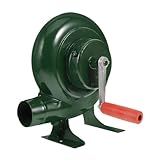 Yardwe Handkurbel Grillventilator aus Verschleißfestem Eisen Tragbarer Manueller Feuergebläse für...