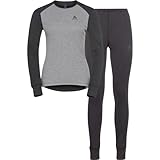 Odlo Thermounterwäsche Damen Active Warm I Langarm Thermoshirt und Thermo Leggings I Warme...