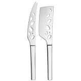 WMF Nuova Käsemesser Set 2-teilig, Käsemesser, Käsebeil, Käseschneider, Cromargan Edelstahl...