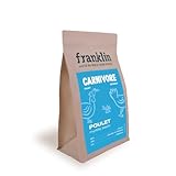 Franklin Fleischfresser - Trockenfutter für Seniorkatze - 1kg - 65% Geflügel - Getreidefrei -...