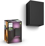 Philips Hue White & Color Ambiance Resonate Outdoor Wandleuchte (1.180 lm), dimmbare Außenleuchte...