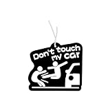 2x Duftbaum mit,Don’t touch my car‘ Motiv, Auto lustig Duftspender, Duftbaum Auto tuning,...