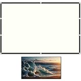 Projektor-Leinwand, Leinwand Beamer, Tragbarer HD-Projektorbildschirm, Faltbare Projektionswand,...