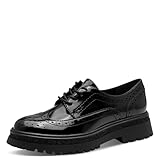 Tamaris Damen Schnürer Vegan schwarz 39