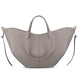 TIAASTAP Tote Bag Kunstleder Handtasche Damen Groß Shopper Tasche Elegante Schultertasche Gross...