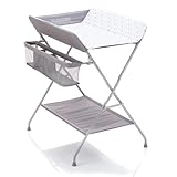 Fillikid Baby Wickelkombi - klappbare Wickelkommode, mobiler Wickeltisch mit Wickelauflage und...