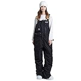 Damen und Herren Skioverall, wasserdicht, Schnee-Lätzchen, Skihose, winddicht, isoliert, Overall,...